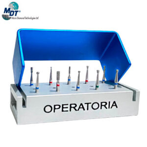 Kit de fresas operatoria MDT. Deposito Dentalmex