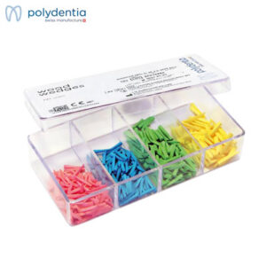 Cuñas de madera polidentya. Deposito Dentalmex