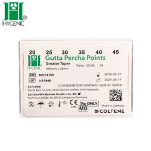 Gutapercha GT 04 Hygenic. Deposito Dentalmex